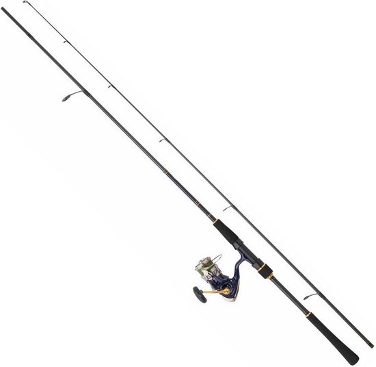 Daiwa Crest Tsuki Jb 4 X Ctsb802hmhfs+ct20lt4000cjbx4dg Draaiende Combo Zilver 2.13 m / 10-35 g van Daiwa