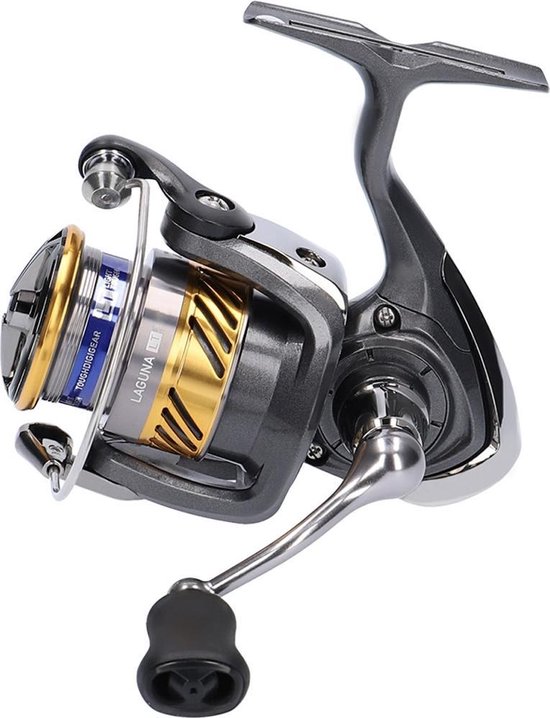 Daiwa Laguna 20 LT - 1000 - Molen - Slip Voorop - Goud - 220 gr - 5.2:1 lagers - Goud van Merkloos
