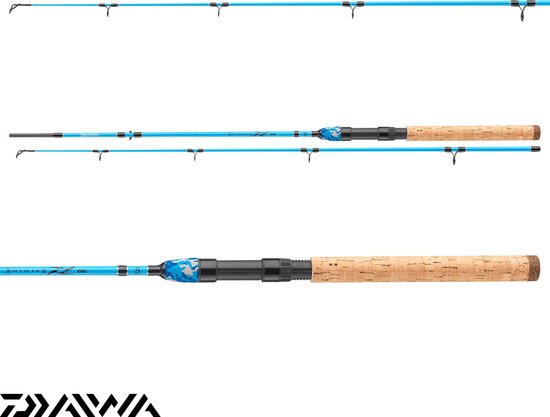 Daiwa Ninja X Spin Kinder Hengel Blue 1,60m (10-30g) - Spinhengel van Merkloos
