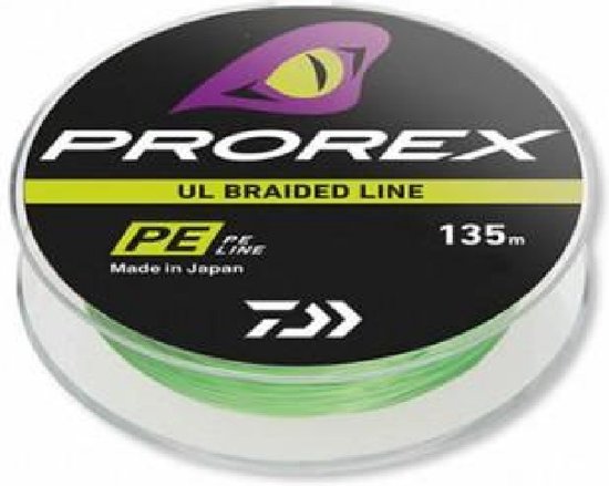 Daiwa Prorex Ultralite PE Braid 135m 0.03 mm 2.1kg van Daiwa