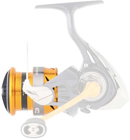 Daiwa Revros Lt 2023 Reserve Spoel Goud 5000CXH van Merkloos