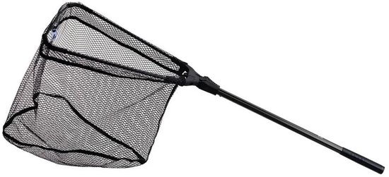 Daiwa Rubber Mesh Net 2 Sections Veiligheidsnet Zwart 100 x 40 cm