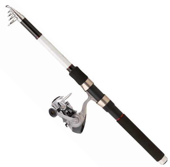 Daiwa Sweepfire Tele+q830fm Draaiende Combo Zwart 1.80 m / 5-15 g van Daiwa