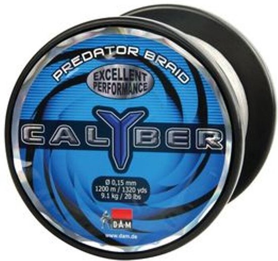 Dam Calyber Gevlochten Lijn 1200m Beige 0.23mm van DAM