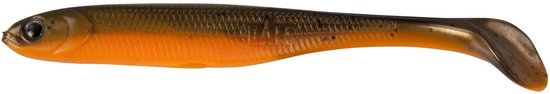 Dam Effzett Longhorn Shad Pumpkin 9cm Pumpkin van Merkloos