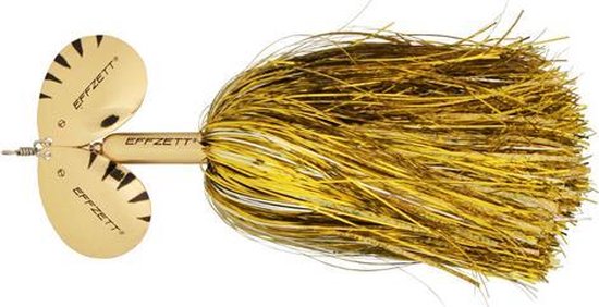 DAM Effzett Pike Rattlin Spinner - 19 cm - gold van DAM