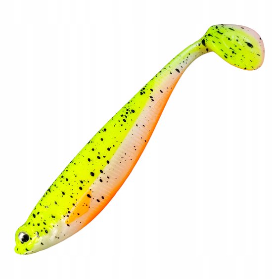 DAM Shadster 9cm Gummi - Lemon Shiner UV voor roofvis van Merkloos