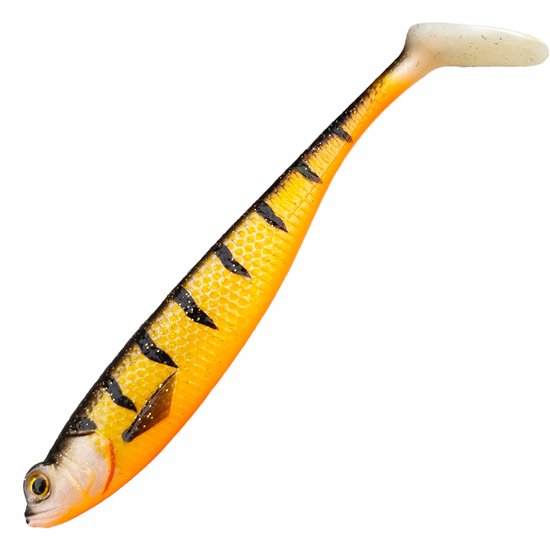 DAM Shadster Slim 11,5cm Golden Shiner UV - Kunstaas voor Baars en Snoek van Merkloos