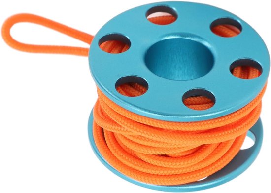 Decoratieve Mini Spool Finger Reel voor Onderwateractiviteiten - Antioxidant en Hoogzichtbaar Scuba Accessoire
