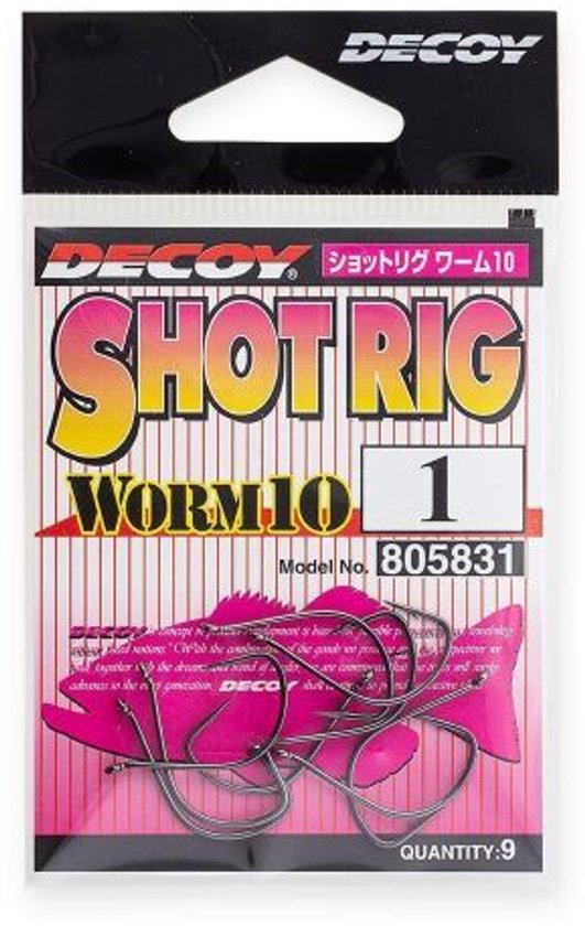 Decoy Shot Rig Worm10 Dropshothaak #4