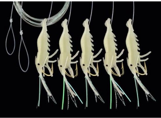 DEGA Makreelpaternoster Garnaal Glow in the dark