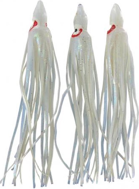 Dega Octopus bijvangers 3 stuks 12cm - Wit van DEGA
