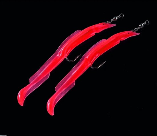 Dega Sandeel bijvanger - 17cm - haak 8/0 - Rood van DEGA