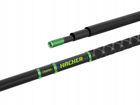 Delphin Hacker NXT Telescoopsteel 210cm - Lichtgewicht & Duurzaam van Merkloos