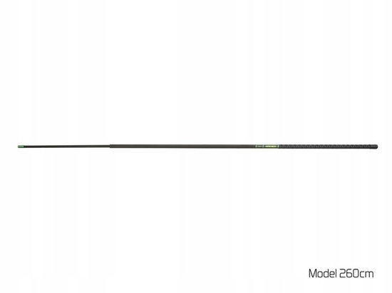 Delphin Hacker NXT Telescoopsteel 260cm - Lichtgewicht Carbon van Merkloos