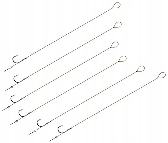 Delphin Method Rig 8cm - Maat 4 - 15lb Gevlochten Lijn met Naald