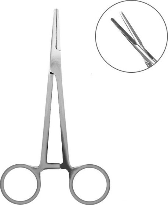 Delphin Straight Forceps - 15cm van Delphin
