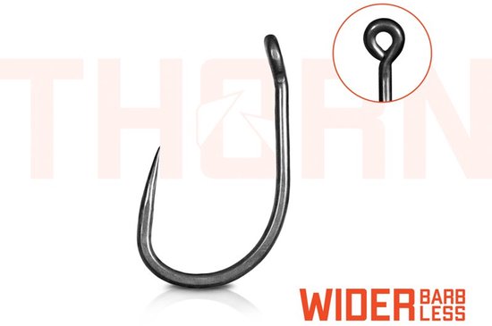 Delphin Thorn Wider BarbLESS Haken - Maat 6 (11 stuks)