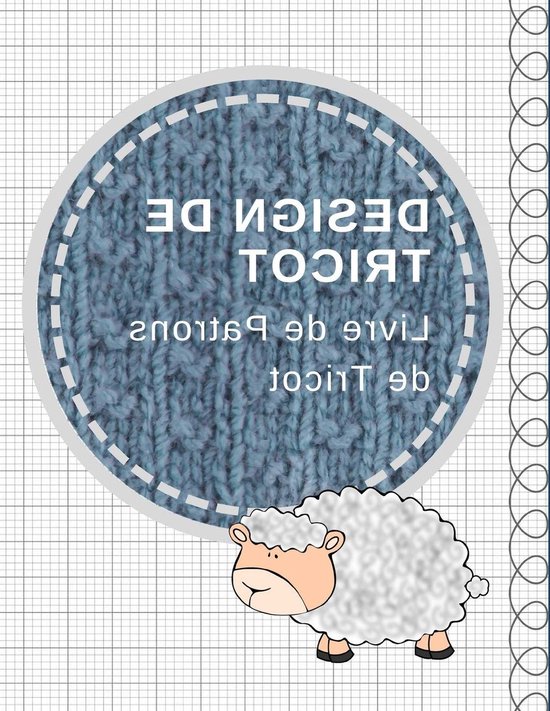 Design de Tricot: Carnet de papier quadrillé, Livre de Patrons de Tricot , ratio 2:3 van Merkloos