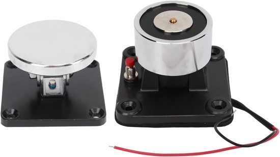 Deurhouder, Deurstopper met Houdkracht van 80Kg, Brandwerende Magneet Branddeurhouder Flush Wall Mount, Deurzuiging voor Branddeur, Ijzeren Deuren, Houten Deuren