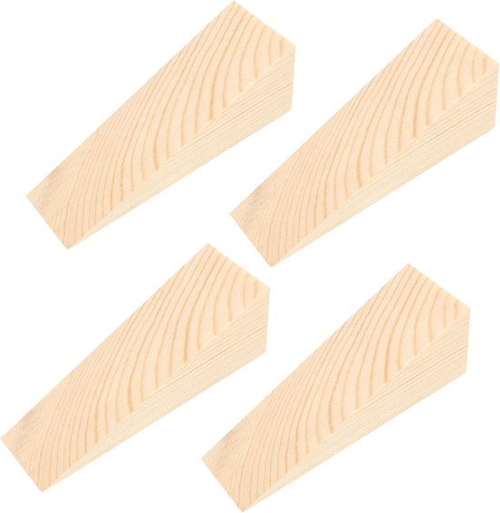 deurstopper, houten wigg, vaste deurstopper, vloer, meubelwiggen, antislip, wiggen voor alle oppervlakken, mobiele veiligheid