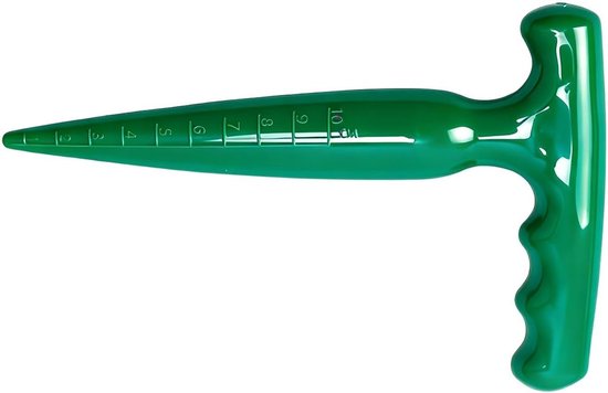 Dibbler Tuingereedschap, handmatig zaaigereedschap, 28 cm, met gaten voor planten, precisiepunt, robuuste bodem om te verpotten