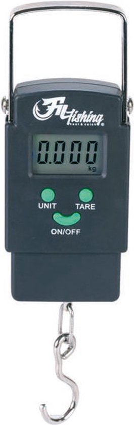 Digitale Weegschaal met Haak - tot 50kg - Vis Weegschaal - Koffer/Bagage weegschaal - van Merkloos
