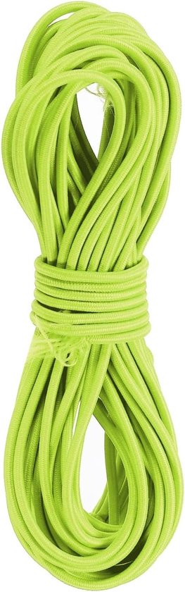 Dikke Elastische Koord van 2.8mm - 11 Yards Lang Rubber Touw voor Handwerken, Kamperen en DIY Projecten - Fluorescent Geel