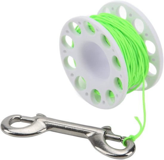 Diving Reel voor Onderwatergebruik - Hoge Dichtheid, Handspool met Gidslijn en Draagriem, Duikaccessoires voor Professionals en Hobbyisten van Merkloos
