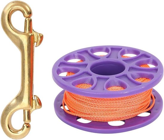 Diving Spool Reel - 30m guide line - lichtgewicht - corrosiebestendig van Merkloos