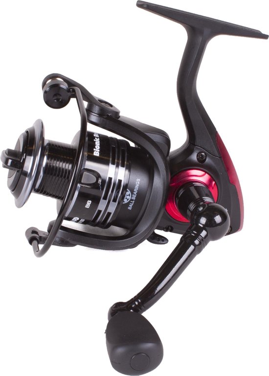 DLT Bionic - 1000 FD - Werpmolen - Vismolen - Spinmolen - Slip Voorop - Zwart van DLT