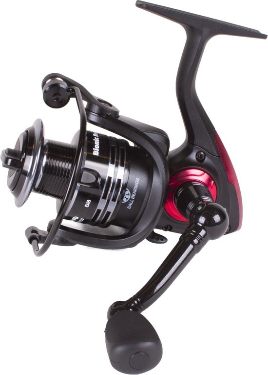 DLT - Bionic 3000 FD - Werpmolen - Vismolen - Spinmolen - Slip Voorop - Zwart van DLT