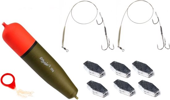 DLT Doodaas vis set - Dobber - Onderlijn - Takel - Stoppers - Lood - Compleet van DLT