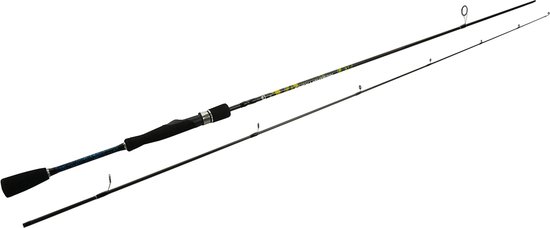 DLT Kinky Light Spin - 2.40m - 2-12g - Zwart - Spinhengel - Roofvis Hengel - Werphengel - Carbon - Streetfishing van Merkloos