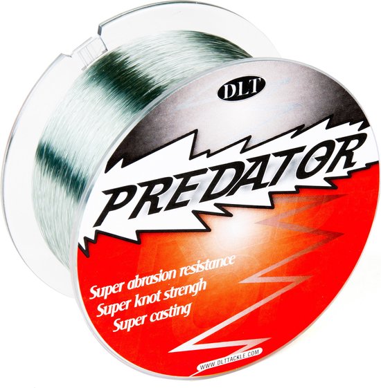 DLT Predator - Nylon Vislijn - 0.20mm - 500m - Grijs - Nylon Draad van DLT