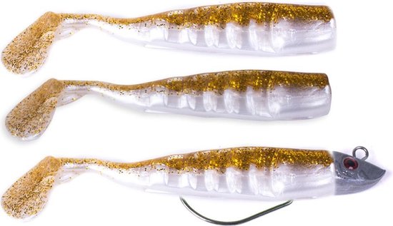 DLT Soft Invasion - Shad - Brown - 26gr - 11cm - Wit van DLT