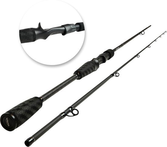 DLT Vivid Casting 2.40m - 10-60g - Baitcaster -Werphengel - Vishengel van Merkloos