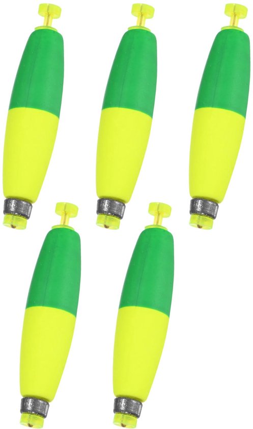 Dobbers drijft, EVA-schuim gewogen dobbers voor Crappie/Bluegill/Forel Bas/Meerval, Clip-on Floats Slip Kurken