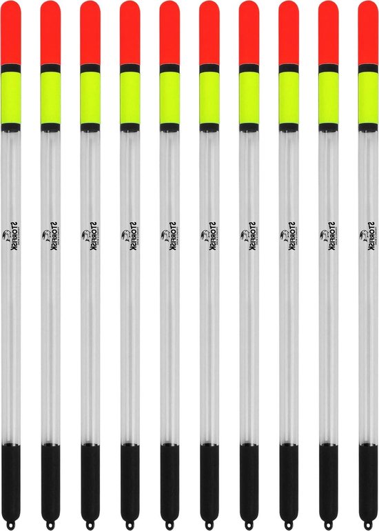 Dobbers - Foreldobbers - Succesvol Vissen - Goed Zichtbare Punt - 1.5 gram 10 stuks - Transparant van Merkloos