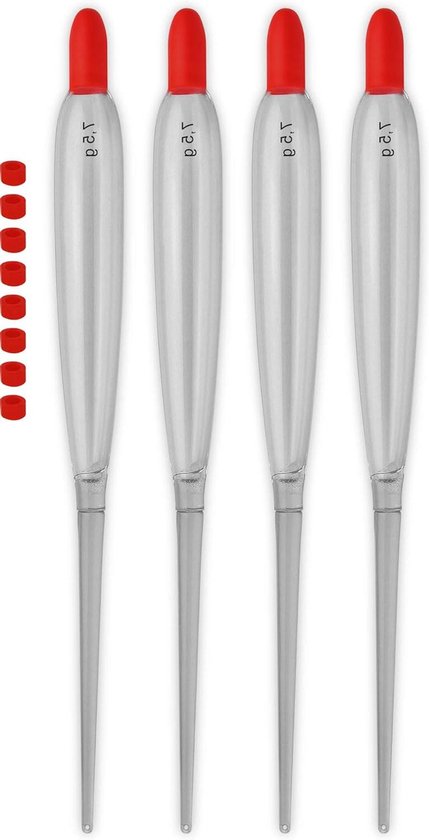 Dobbers Set - Visdobbers Loopdobbers - Vissen - 2-in-1 Functie - 4 of 6 stuks - Transparant van Merkloos