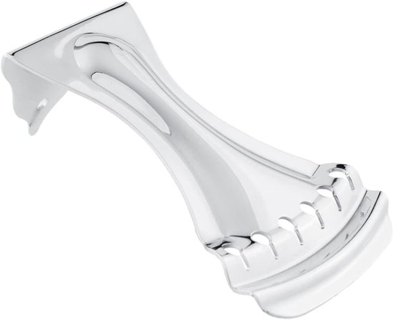 Dobro Snaren Tailpiece Verstelbare Metaalcomponent Voor Dobro Resonator Gitaren Geschikt Voor Stalen Lichaamsmodellen Voor Vervangingen Reparaties Zilverkleurig Duurzaam