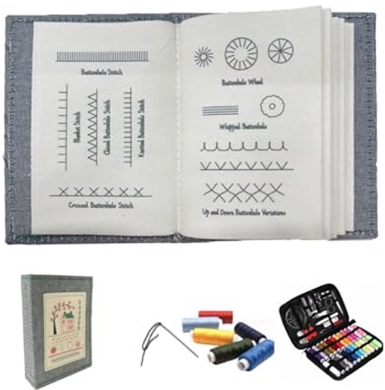 Doe-het-zelf Steekboek voor Creatieve Borduursteken - Borduurwerk en Tafeldecoratie van Rico Design