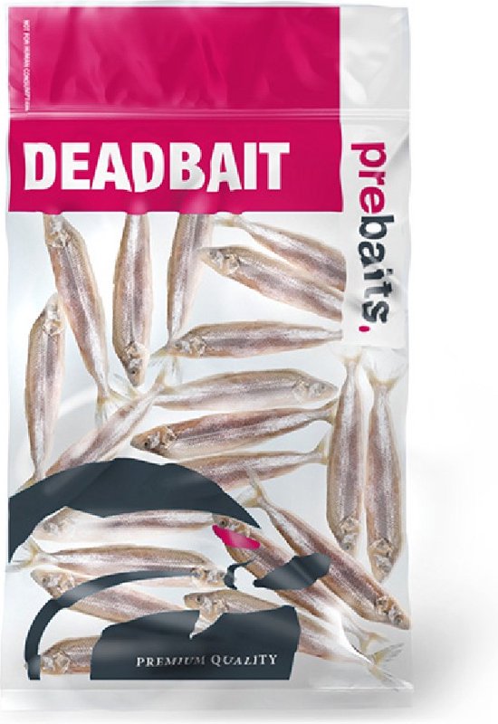 Doodaas Spiering Klein - Vacuüm verpakt | 7-10CM | 20-25ST | Doodaas | Aasvis | Doodaas Vissen | Doodaas Set | Dood Aas Snoek |