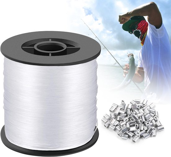 Doorzichtige Ophangdraad Voor Schilderijen - 0.8mm*200m Onzichtbare Visdraad - Monofilament Vislijn - Sterk Nylon Draad