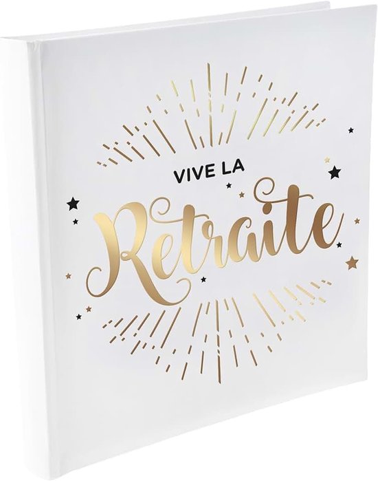D'or retraite Blanc et or (x1)