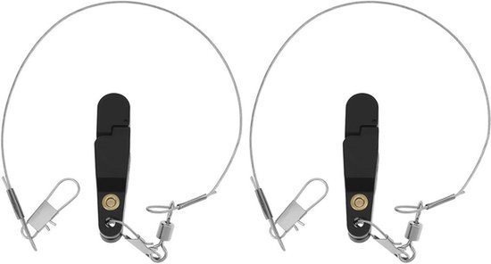 - Downrigger Vissen - Quick Release Clip - Stalen Vislijn - Vorm Pin - Diepzee Vissen - Grote Vissen - 2 stks Downrigger Vissen Quick Release Clip met Stalen Vislijn B Vorm Pin Geschikt voor Diepzee Vissen Vissen voor Grote Vissen.