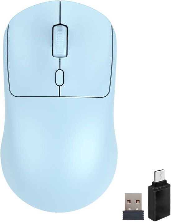 draadloos, Bluetooth Muis, Draadloze Muis met 800/1200/1600 instelbare DPI, Draagbare 2,4 GHz USB Draadloze Muis, Ergonomische Computer Muis, Voor Laptop PC, iOS, Android, iPad, Windows