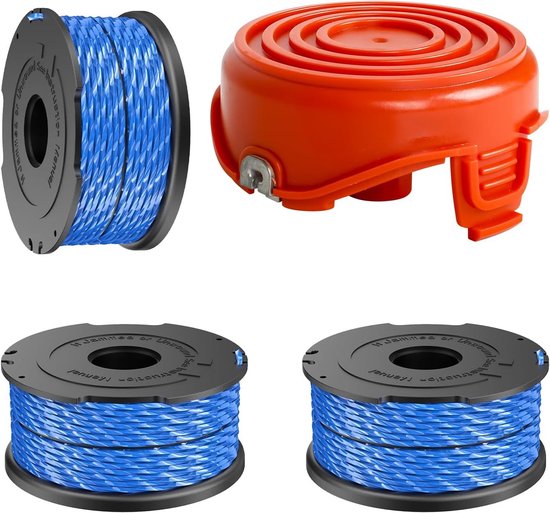 Draadspoel met Caps voor Diverse Grasmaaiers, Geschikt voor GL315, GL337, GL350 en Meer