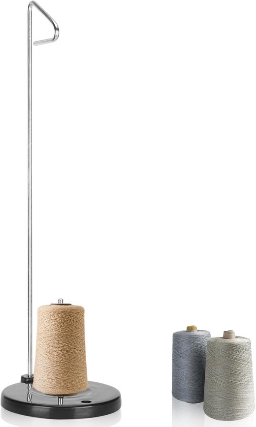 Draadstandaard voor enkele spoelen, ideaal voor borduren, quilten en naaimachines, zorgt voor een soepele draadafvoer