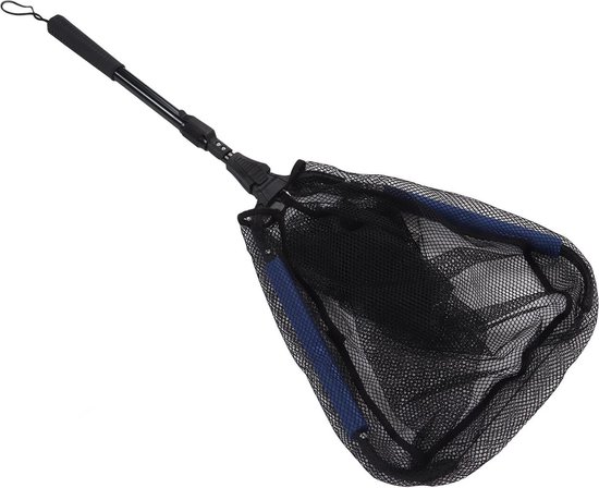Draagbaar Telescopisch Visschepnet Met Aluminium Handvat En Nylon Gaas - Opvouwbaar Voor Vangen Of Vrijgeven Van Vissen van Merkloos